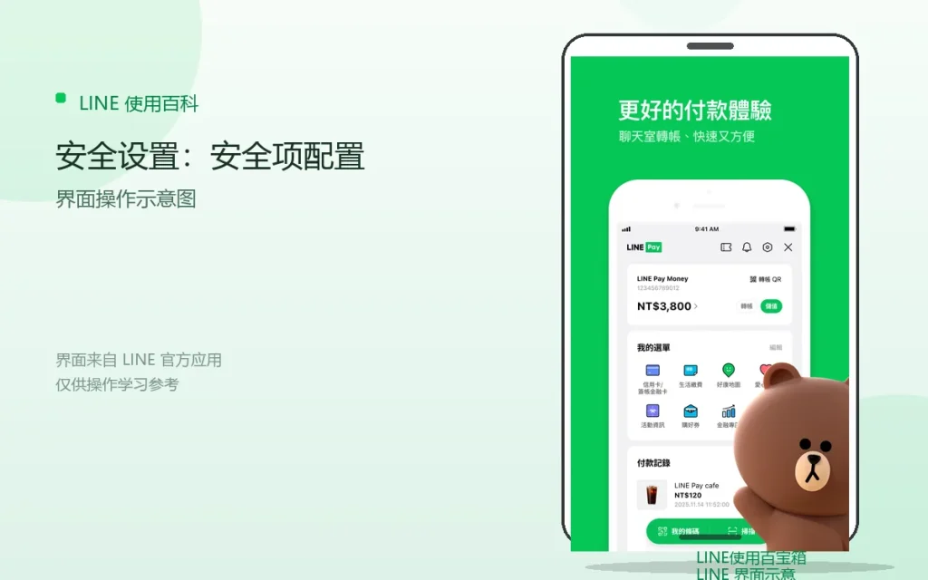 LINE安全设置:安全项配置配图