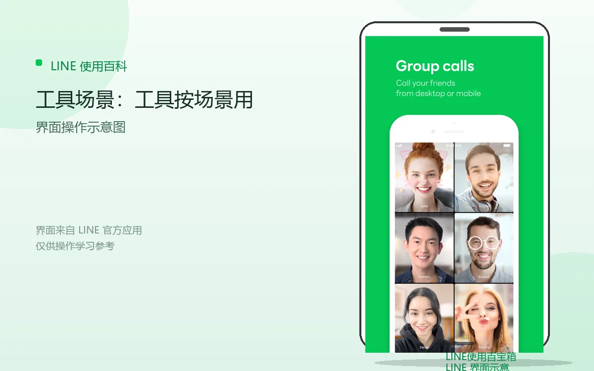 工具场景:工具按场景用界面示意图