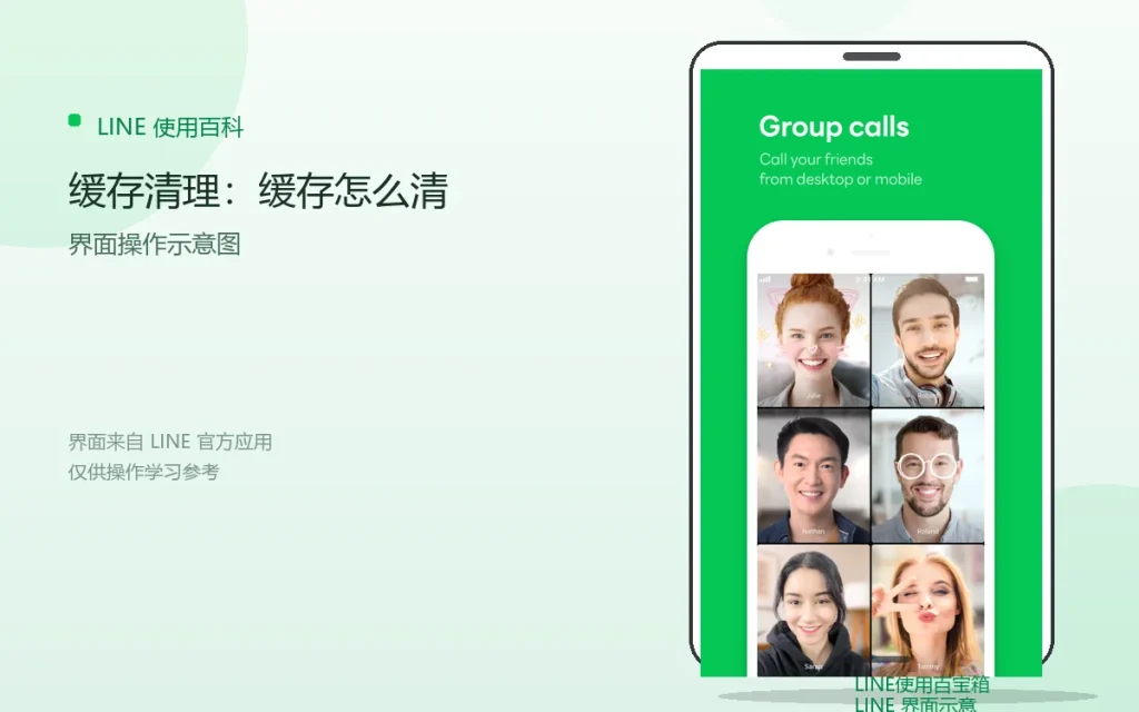 LINE缓存清理：缓存怎么清配图