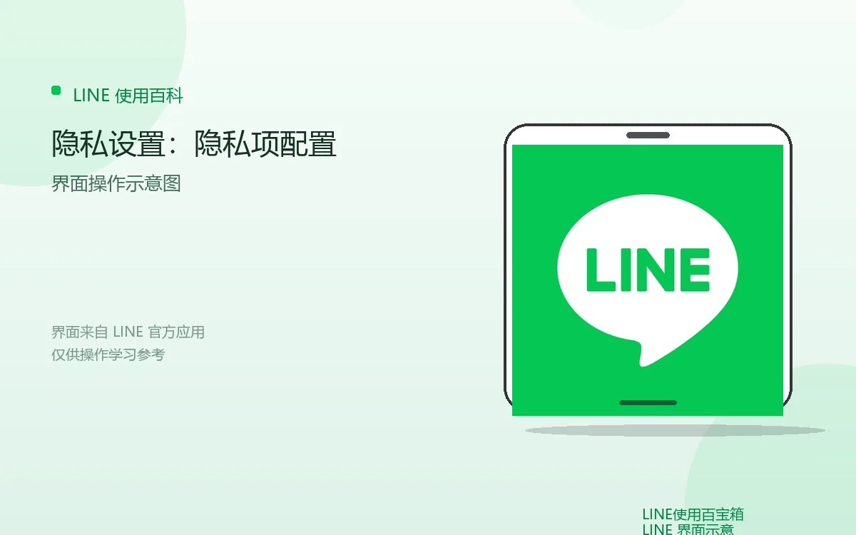 隐私设置:隐私项配置界面示意图